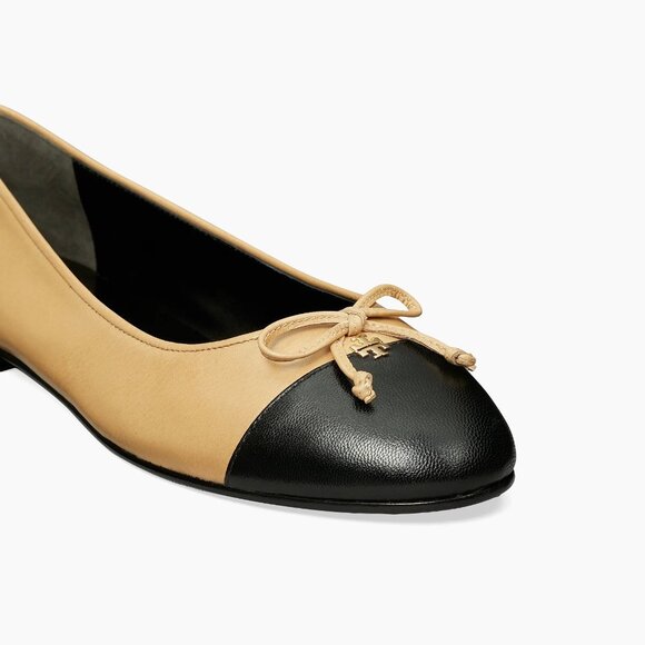 Tory Burch Cap Toe Ballet Flats - Picture 2 of 3